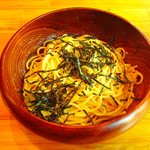 麦の家 - タラコとウニのパスタ（大盛）７００円