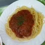 山のレストラン C's - ミートソースパスタ