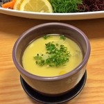 Shiojino - いか活造り定食の茶碗蒸し