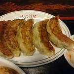 Hanaya - 大きな餃子  ￥350