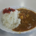 Matsue Fruits Center - 見た目は家庭風カレー。