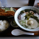 Uotei - ラーメンセット700円