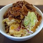 Sukiya Toyonaka Hama Ten - 牛丼ライト：ご飯の代わりに豆腐