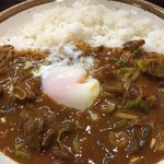 CoCo Ichiban Ya Amagasaki Nishikibashi Ten - 牛すじ煮込みカレー　半熟たまごトッピング