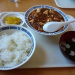 小鶴食堂 - 麻婆定食です。