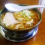 Kumatsuko Ramen Zen - 受け皿付き初体験！醤油の大盛り、味・量大満足！good!