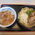 Matsuya Ohtsu Ten - ミニ牛丼とカレーうどん680円