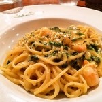 Italian Dining Koriyama Ten - 海老と菜の花のアメリケーヌソース