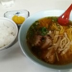 Tanioka Shokudo - チャーシュー麺７５０円とご飯１５０円　計９００円