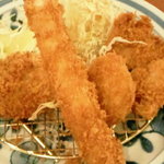 Tonkatsu Hamakatsu Hiroshima Yagi Ten - 海鮮フライ定食