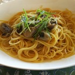 岩風呂 - 「牡蠣のパスタ」（８００円）