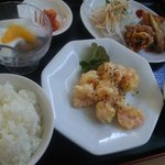 中華料理 美升 - こちらはエビマヨ定食