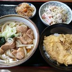 Goro - 日替り(鴨南蛮うどん　玉子どん付)　６００円