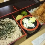 Yabu Sho - ざるそばと天丼のセット（税込900円）（2016.7）