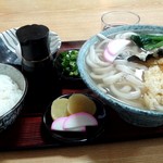 清水庵 中野店 - 天ぷらうどん定食
                                ￥950-なり