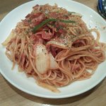 Mamma no Mise - ナポリタン￥６００、乾麺で１２０ｇなので超大盛りです。