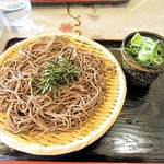 手打ちうどん 両国 - ざるそば(600円)