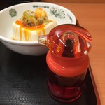 Hidakaya Keido No Dai Tori Ten - 豆腐へラー油ぶっかけます。