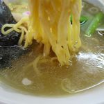 中華飯店 菜園 - 塩ラーメンの麺