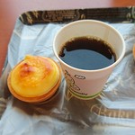 三星 - チーズタルトと無料のコーヒー