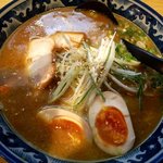 Nichirin Shokudo - ネギラーメン（味噌味）：600円