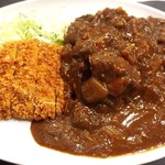 キッチン ニューほしの - 特薦ジャンボカレー 1000円
                                ルー多め