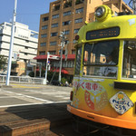 Hotel Takasago - お客電車って何ですか？
                        おー路面電車の中で宴会！？