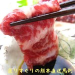 【正宗熊本直送!1日限定5餐有美肤效果!】附熊本直送马肉刺身马鬃背脂