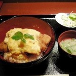 花秀苑 - カツ丼定食（日替わりランチ）￥500