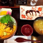 松原食堂 - キラキラウニ丼