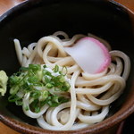 Han Chan Udon - 定食の冷やしかけうどん(冷ぶっかけうどん)