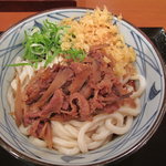 Marugame Seimen Higashiosaka Ten - 肉ごぼうぶっかけ