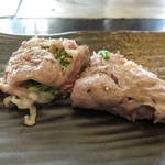 Kobe Teppanyaki Restaurant   - オクラの牛肉巻き