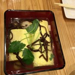 箱屋 - だし巻き玉子 海老あんかけ