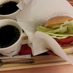 モスバーガー - モーニングバーガーＢ.Ｌ.Ｔのドリンクセット