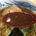 Daifukuya - 動物魚介野菜のミックススープですが、野菜、特に生姜が立ってるかなり美味しいスープです