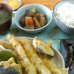 Koei Maru - 穴子天ぷら定食６５０円