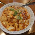 Dokukou En - 麻婆飯。ライスだけでも400gはあるかも。