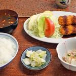 Tonkatsu Sawai Yamaguchi Ten - 串カツ定食