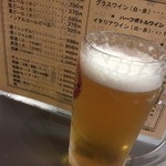 Tori Yasu - 生ビール（中）　５００円