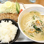 Kurumaya Ramen Miyahara Ten - ステーキ＆ラーメンセット