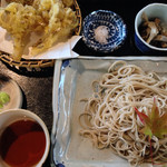 Teuchi Soba Tensei - 舞茸天もりそば 1500円