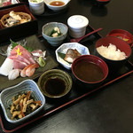 Marusho - お刺身定食（1300円）