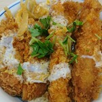 Katsuya Tochigi Nishi Nasuno Ten - 海老・ヒレ・メンチカツ丼 690円