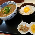 上等カレー - カレーうどん定食  ￥650円