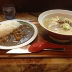 えいらくハウス - 【料理】ラーメン+カレーライスセット¥820