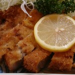 とんかつ専門やわら - やきかつ定食1620円の主役です