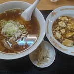 Tatsumiya - セット　８００円
                        ラーメン+麻婆丼