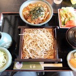 Teuchi Soba Udon Jinsuke - カツ丼とせいろ