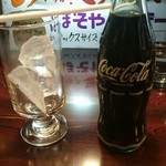 ほそやのサンド - コーク。